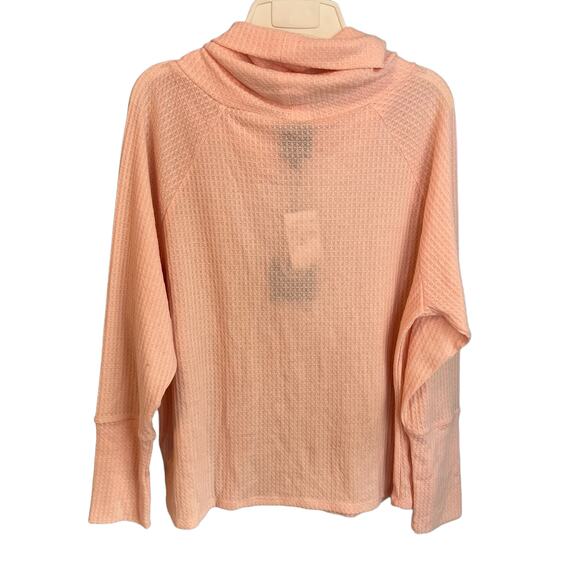 Bobeau NEW Blush Turtleneck Cowl Neck Sweater Size Medium new with tags - Picture 2 of 9